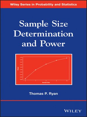 cover image of Sample Size Determination and Power